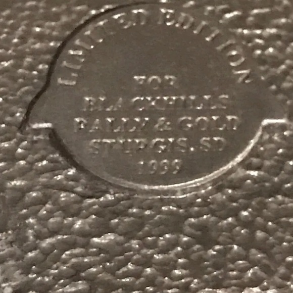 1999 Pewter Belt Buckle Black Hills Motor Classic Sturgis - Rally & Races S.D. - Picture 3 of 12